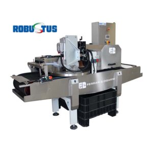 brick cutting machine for strips and angular pieces